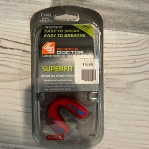 Shock Dr super fit adult mouthguard brand new in packaging